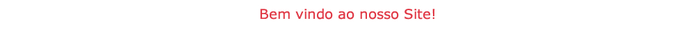 Bem vindo ao nosso site
